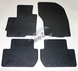 Коврики салона Gumarny Zubri для Mitsubishi Outlander 07-/Citroen C-Crosser/ Peugeot 4007 2008- резиновые. Артикул ST 32-00295