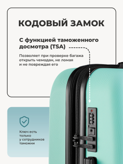 Набор S/M ручная кладь и средний Мятный