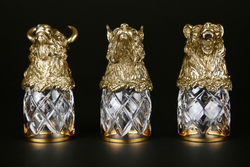 Набор стопок "Звери" в подарочной коробке