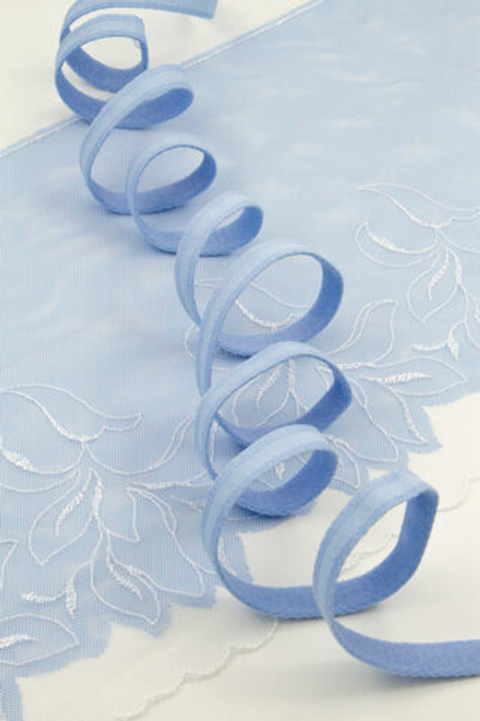 Туннельная лента бесшовная 10 мм голубая