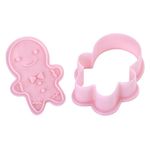 Набор формочек новогодний для печенья, "Печеньки", 8 шт., пластик, рецепт, ЗОЛОТАЯ СКАЗКА, 592492