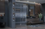 Душевой уголок Ambassador Diamond 12011107 80x120 стекло прозрачное/профиль хром