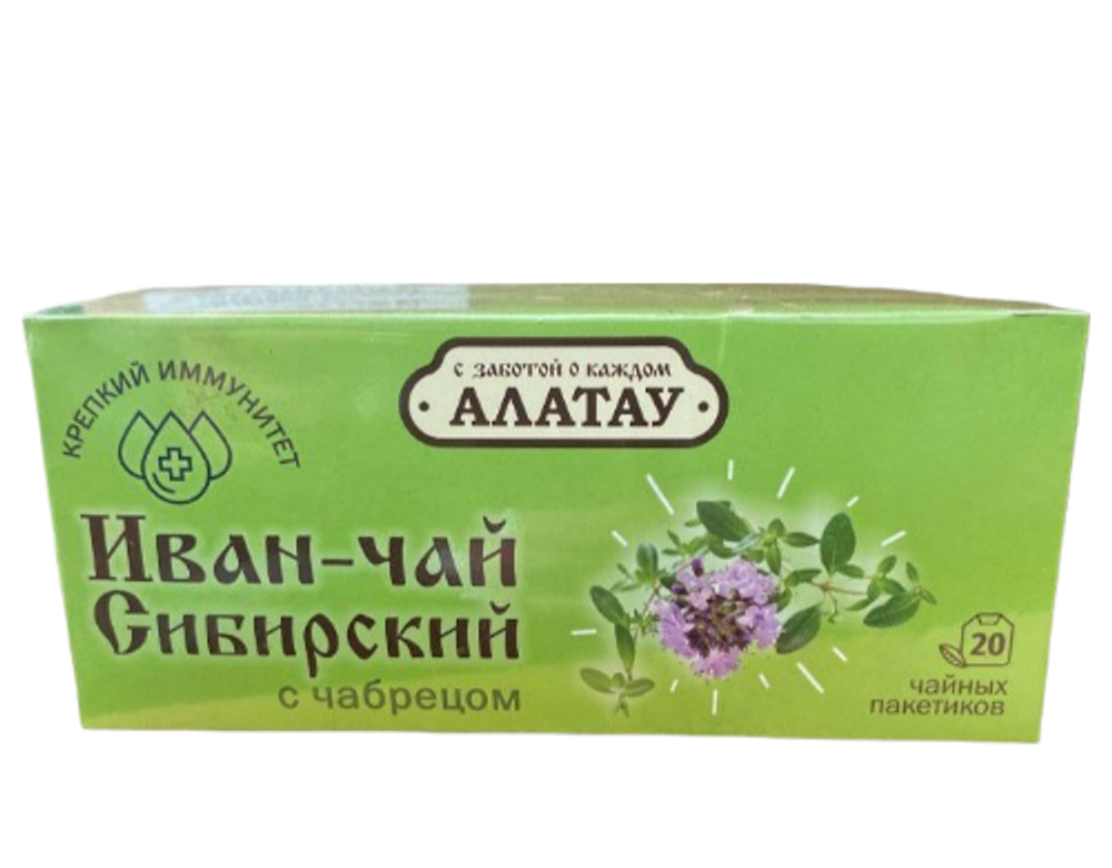 Иван-чай Сибирский с чабрецом, фильтр-пакеты 2г*20 шт