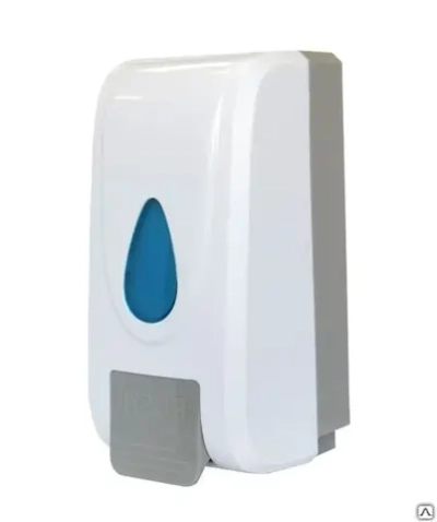 Дозатор кнопочный локтевой для антисептиков и жидкого мыла А - 228, 1 литр, пластиковый, с кнопкой, А - 228