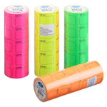 Ценник Basir клейкий, размер 50*35 мм, 4 цвета, 170 шт в рулоне