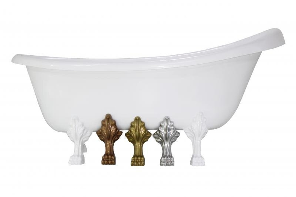 Ванна из литьевого мрамора Эстет Скарлетт 180х77 белая, ФР-00001245