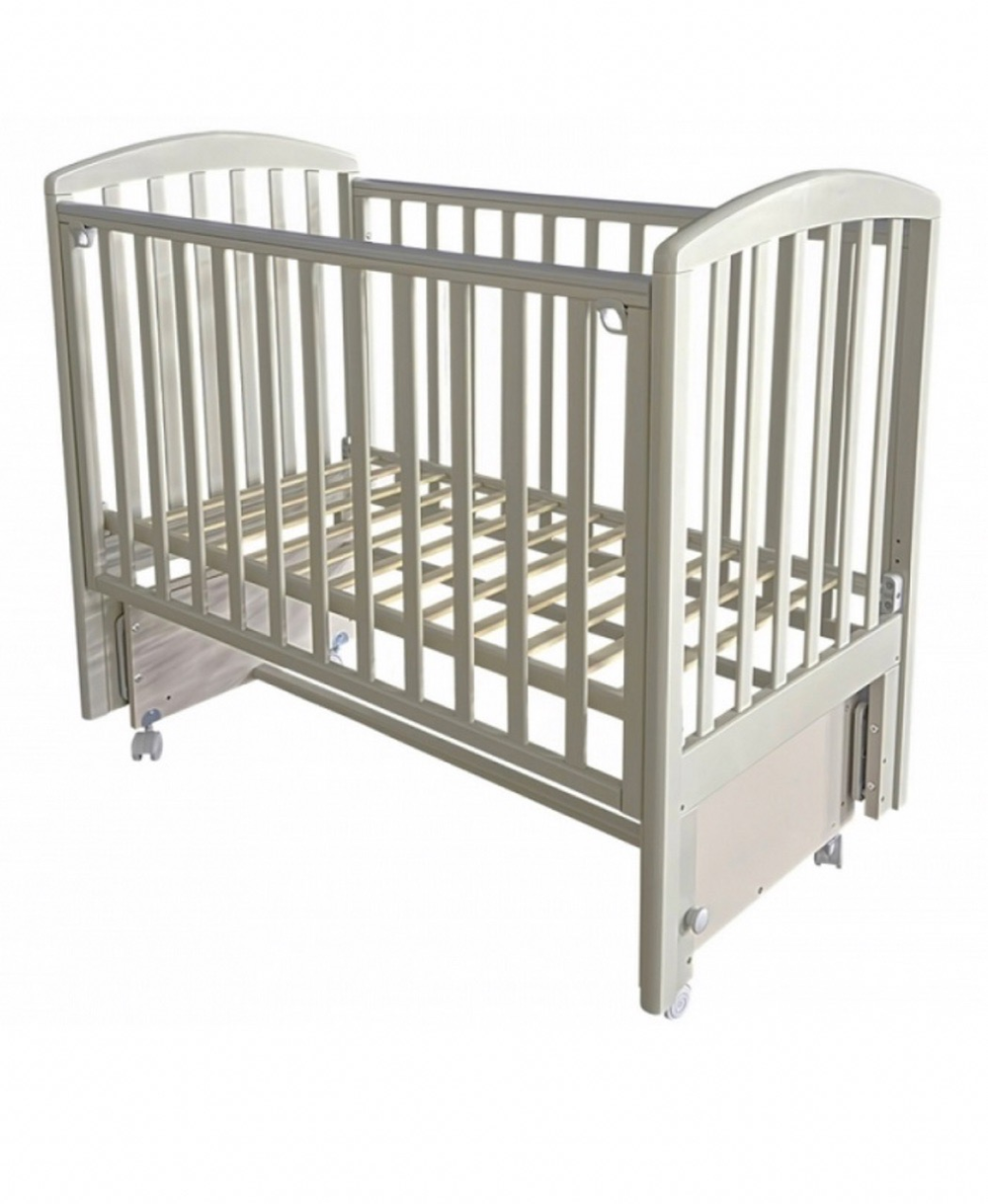 Кроватка детская Антел Люси 1 (кашемир) маятник универсальный, колесо, автостенка