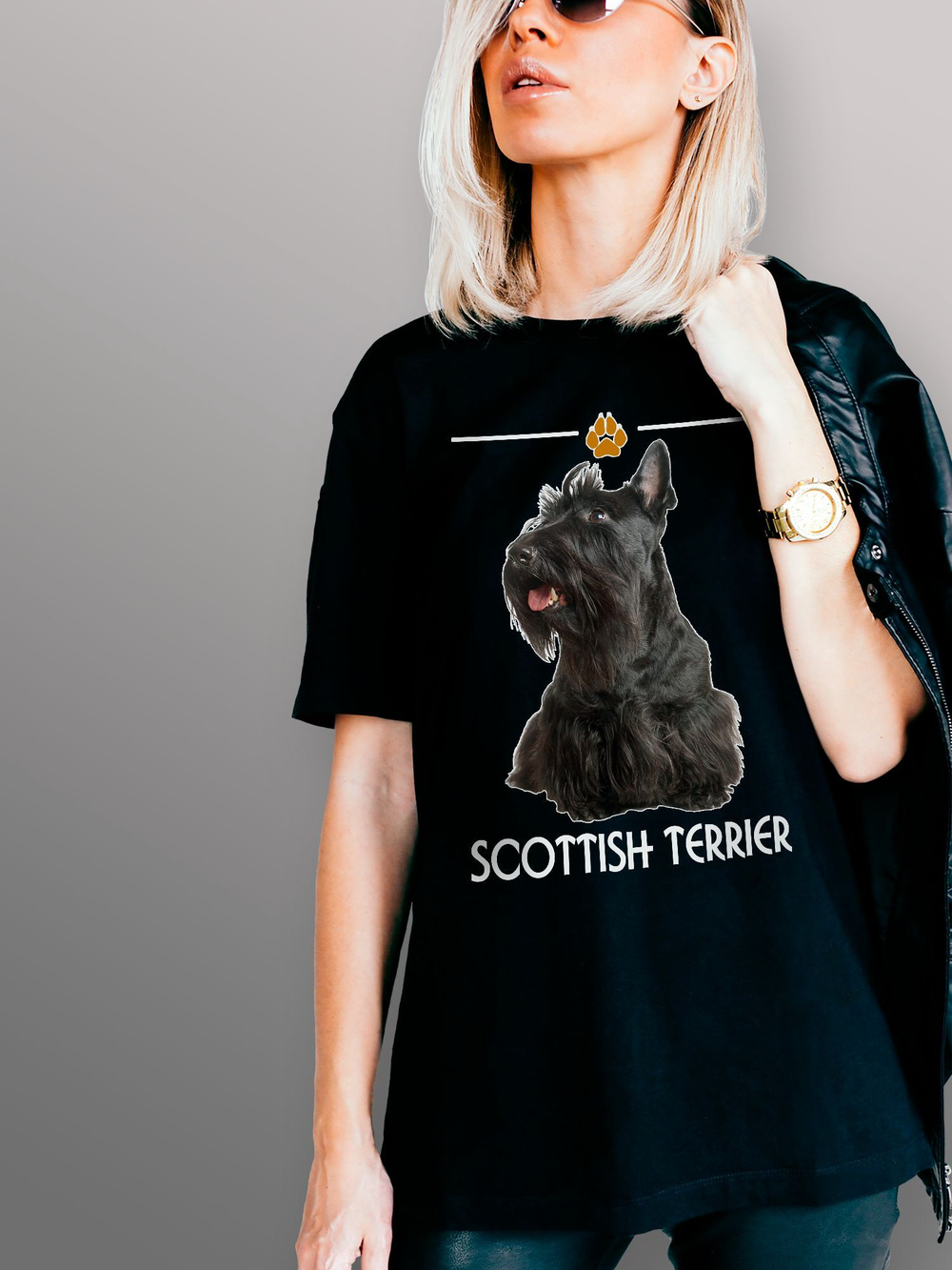 Футболка шотландский терьер