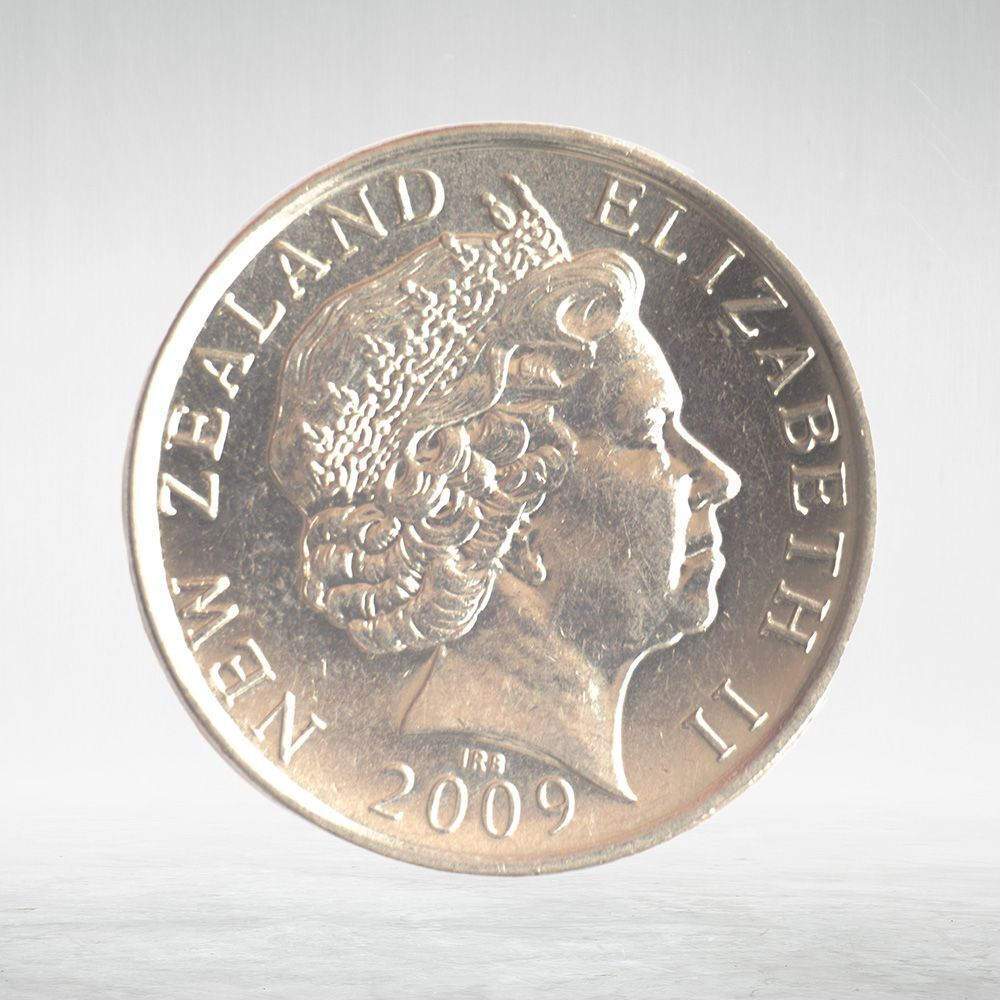 New Zealand, 50 Cents - Elizabeth II (4th Portrait), 2009, XF