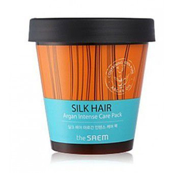 The Saem Silk Hair Argan Intense Care Pack маска с аргановым маслом