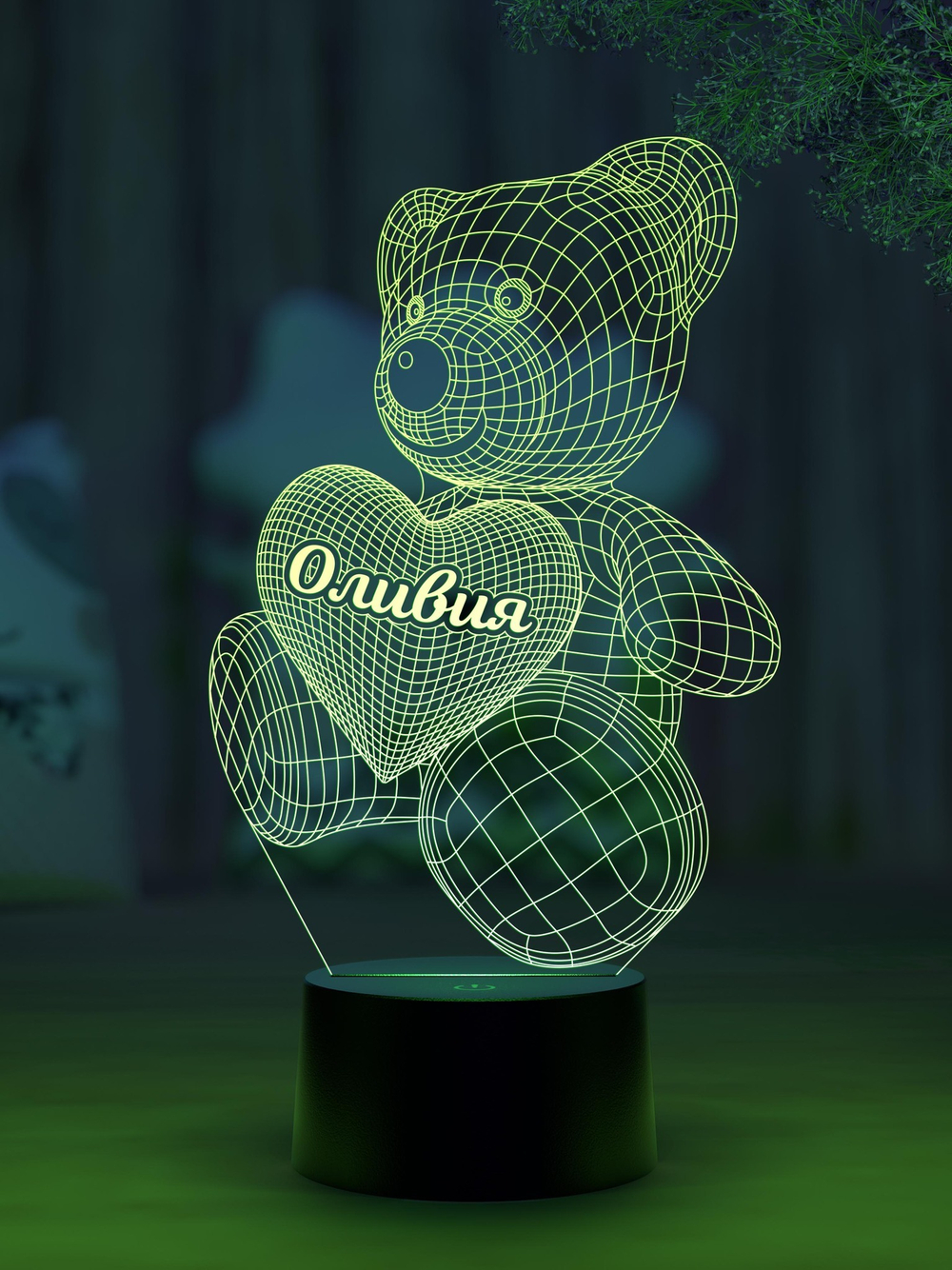Ночник "Мишка с именем Оливия"