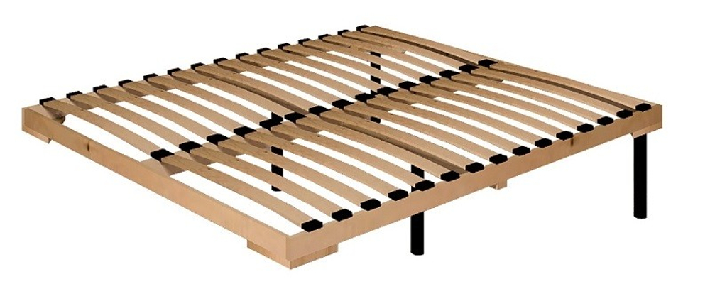 Кровать с ортопедическим основанием (дерево) Айрис 307 Люкс 160х200, дуб