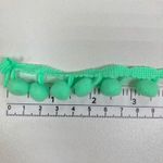 Тесьма с помпонами, цвет Зелёная мята