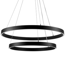 748127 Люстра SATURNO LED 84W 5800LM 70G ЧЕРНЫЙ 3000-6000K