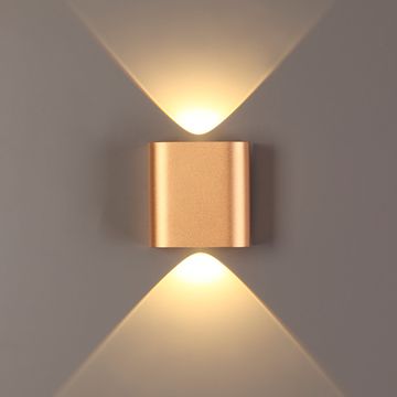 Настенный светодиодный светильник 4212/2WL золото Magnum Odeon Light