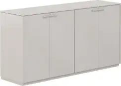 NZ-0314+NZ-0314.GS.GS / Шкаф низкий - 2шт., обвязка GS, фасады GS / 1624х450х832, обвязка GS, фасады GS