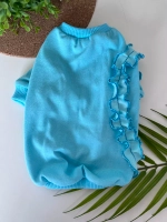 Трикотажная футболка для собак и кошек с рукавом