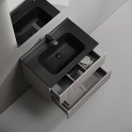 Тумба с раковиной Sancos Snob R 70 SNR70SMСМ серая матовая