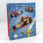 Пакет подарочный 26х32х10см "Детский" с 3D аппликацией (Микс)