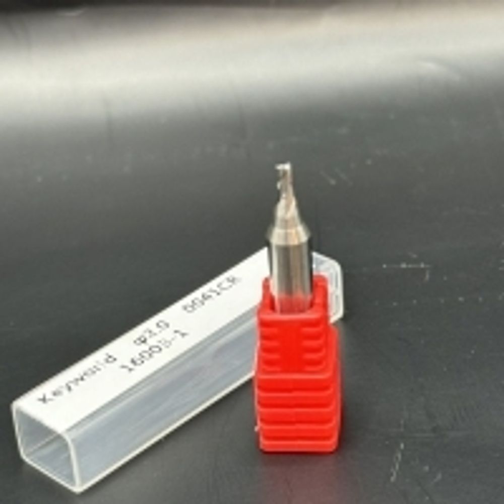 Вертик.фреза 0041C 2мм (ф2.0*ф6*45L）карбидовая 15528