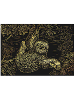 Гравюра А4 в конверте. "Ласковый ленивец" (Арт. Г-8519)