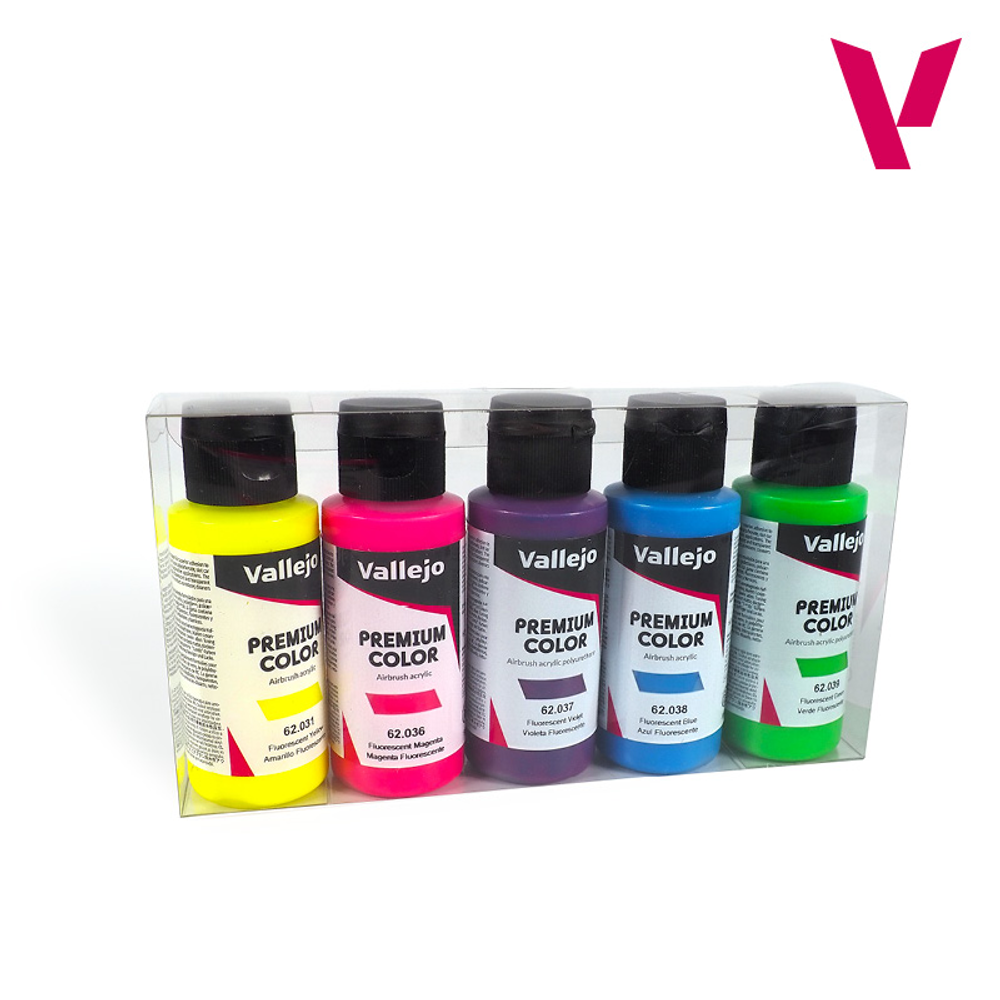 PREMIUM FLUO COLOR 5x60ML. PREMIUM FLUO COLOR 5x60ML.