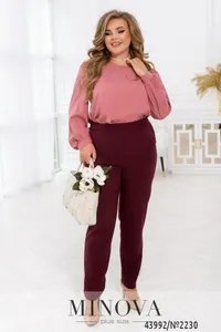 Брюки 2230-бордо Minova