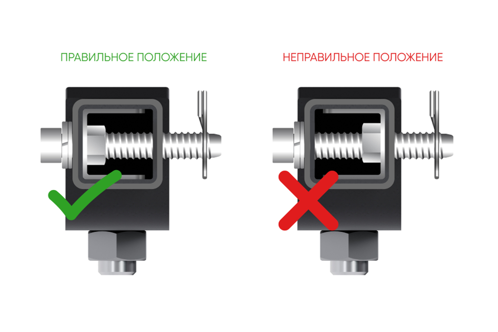 Стопорный палец Фиксатор вставки под американский квадрат, ПТ ГРУПП.UNI-XX-991105.00