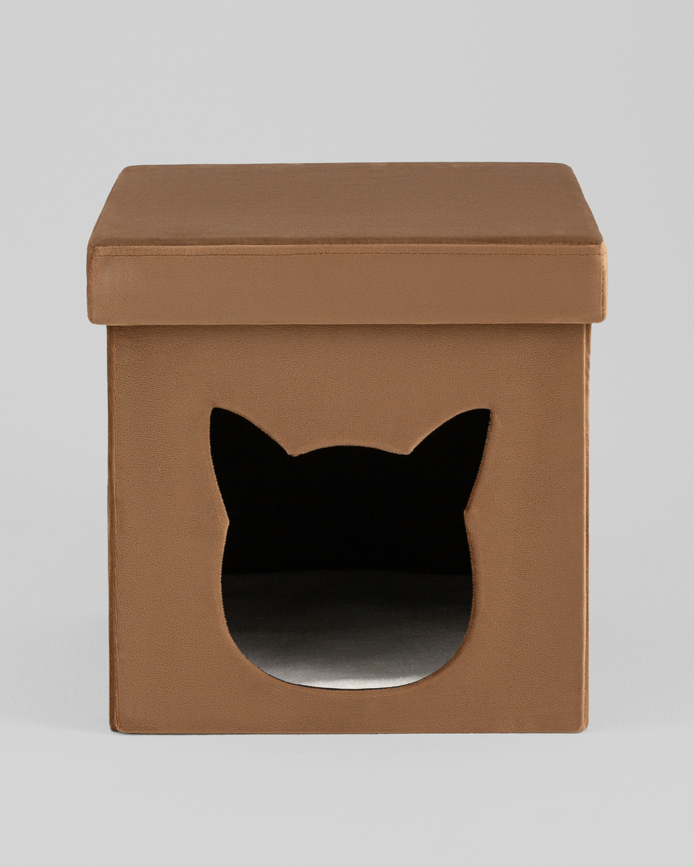 Пуф складной с ящиком Store Pet коричневый