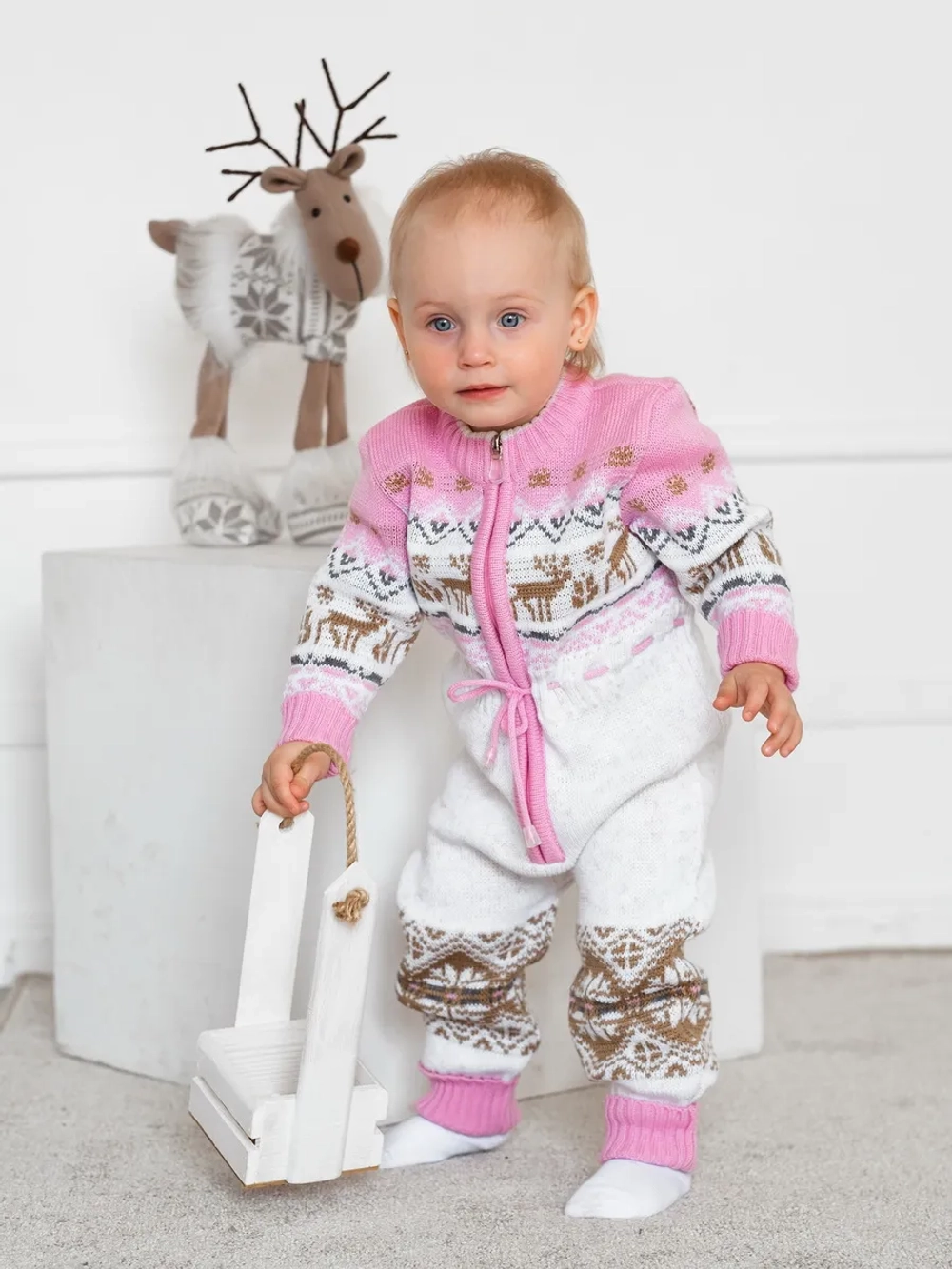 Комбинезон вязаный