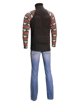 Фуфайка шерстяная с подогревом RedLaika Arctic Merino Wool RL-TM-07 (рукава флис)