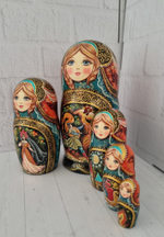 Матрешка 18см "Жар-птица" 5 мест