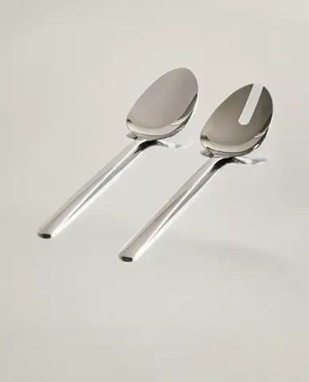 ZARA HOME СТАЛЬНОЙ СЕРВИРОВОЧНЫЙ НАБОР ДЛЯ САЛАТА (НАБОР ИЗ 2 ПРЕДМЕТОВ), РАЗНОЦВЕТНЫЙ