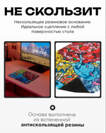 Коврик для мыши Gembird, 220х180х1мм, "роботы"