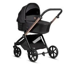 Коляска 3 в 1 Tutis Mio 3+ Black Edition Rose Gold
