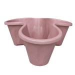 Кашпо многоярусное d 53, 10л (1 ярус) Серо-коричневый (пудровый)