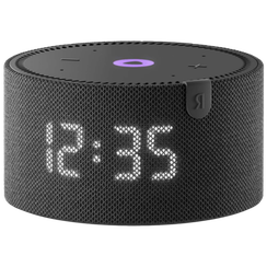 Yandex Station Mini Plus with Clock Qara-Ağıllı ev üçün ağıllı kolonka