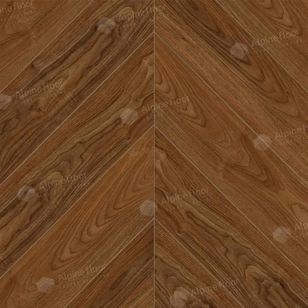 Кварц-винил Alpine Floor SPC Chevron Alpine ECO 18-22 Орех Нойер 4V 43кл