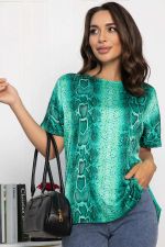 Блуза Морган (зеленая) Б14032-16М LT Collection