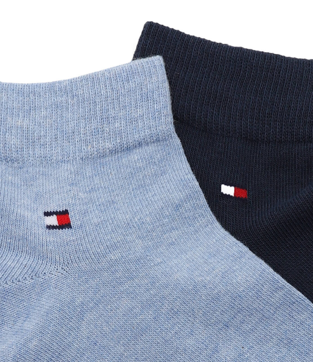 носки 2-pack quarter Tommy Hilfiger - голубой(342025001)