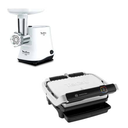 Мясорубка Moulinex ME301132 + Электрогиль Tefal GC750D30