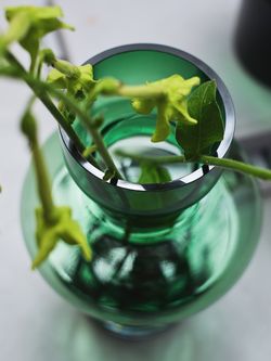 Ваза Florum, 30 см, изумрудная