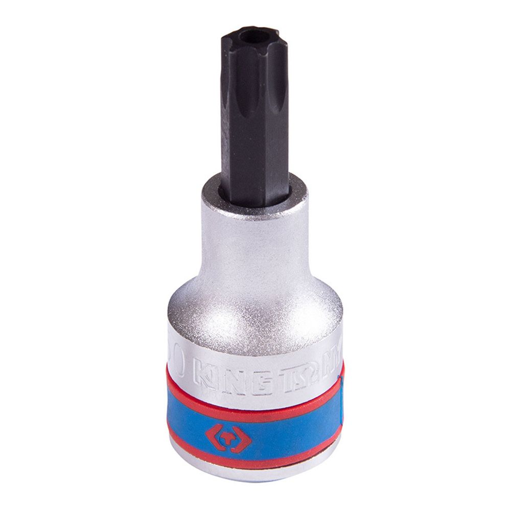 KING TONY (402750) Насадка (бита) торцевая 1/2&quot;, L = 60 мм, TORX с отверстием, T50