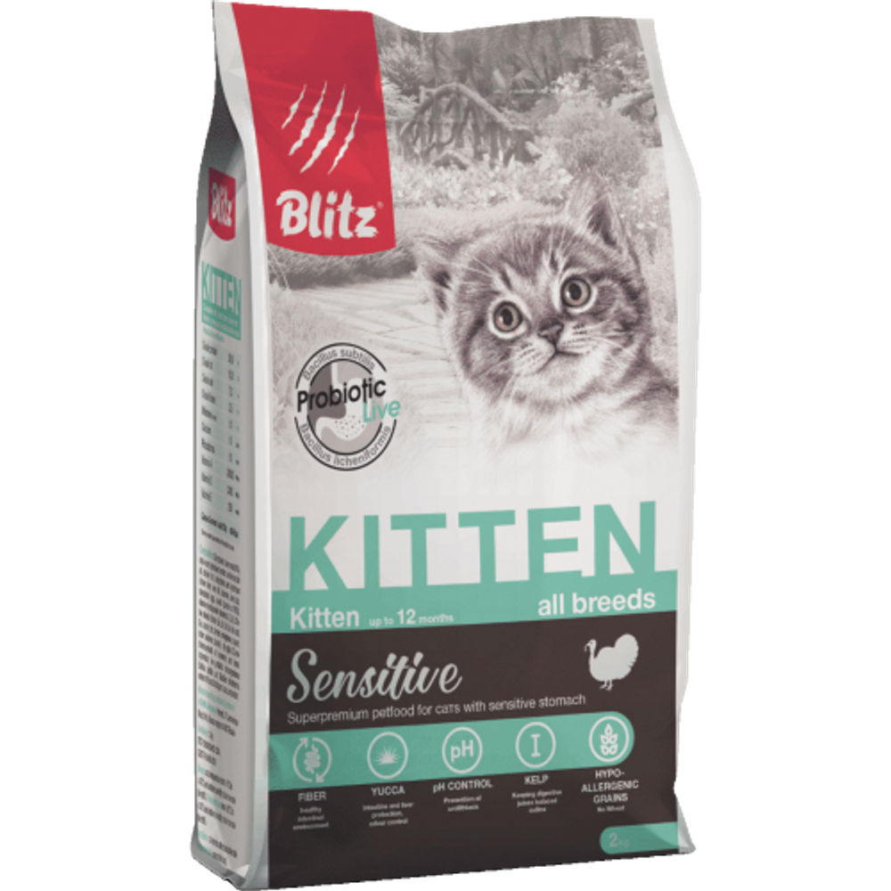 Blitz Sensitive Kitten All Breeds