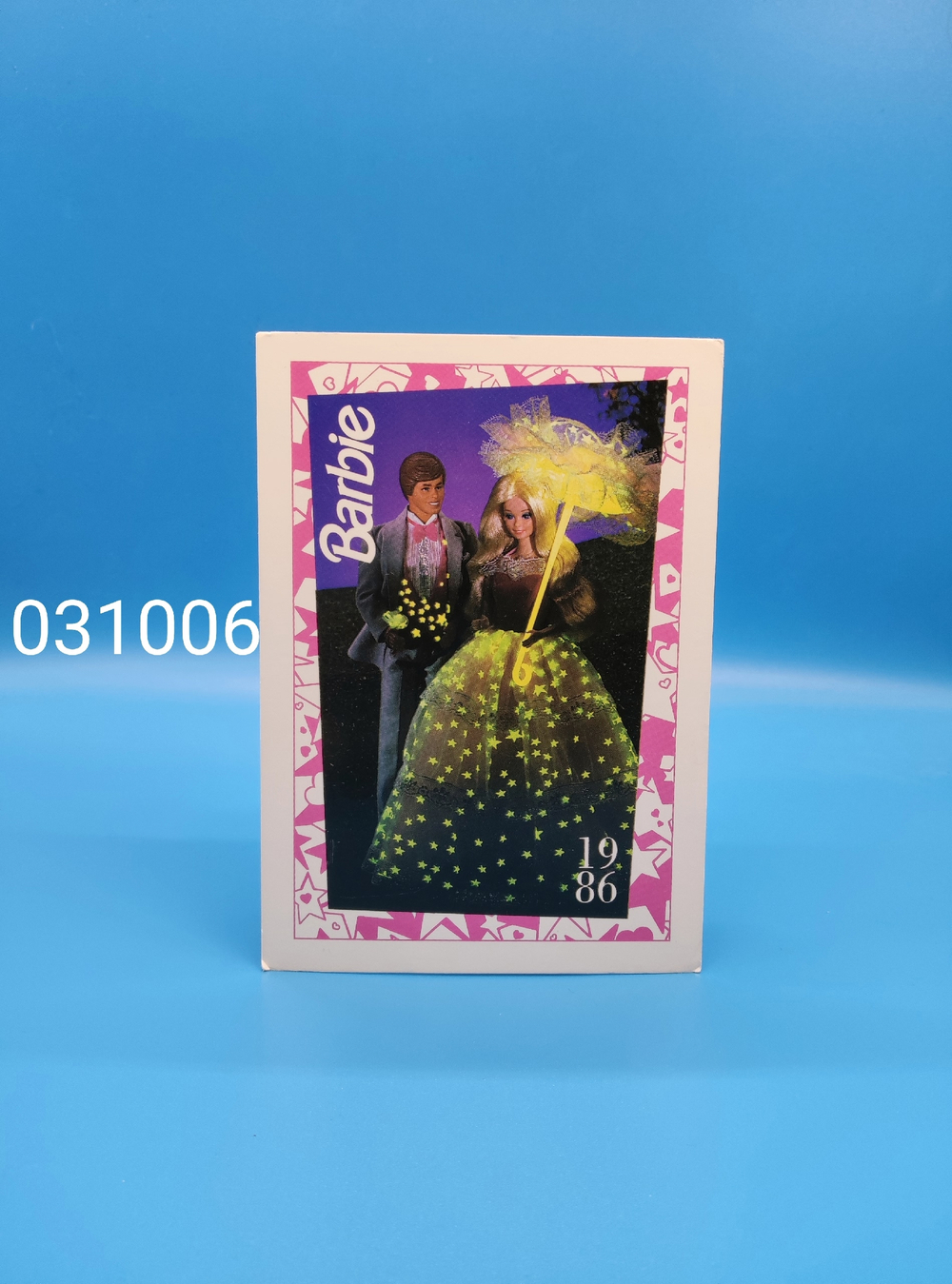 Аксессуар винтажная карточка Барби 90х 031006