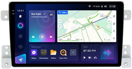 Магнитола для Suzuki Grand Vitara 2005-2016 - Teyes CC3-2K QLed Android 10, ТОП процессор, SIM-слот, CarPlay