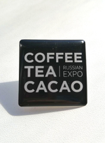 Значок со смолой Coffee Tea Cacao Russian Expo