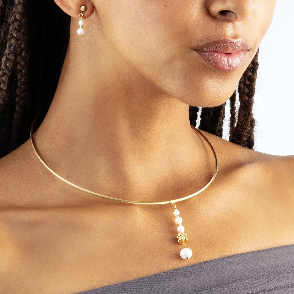 Колье Coeur de Lion White-Gold 1137/10-1416