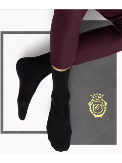 Носки Карабелли черные с лайкрой плотные 6 пар