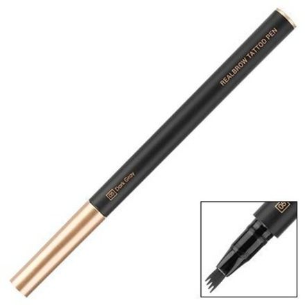 Лайнер для бровей Realbrow, 4 линии, серо-коричневый